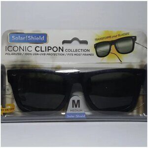 Solar Shield Clip-On Sunglasses